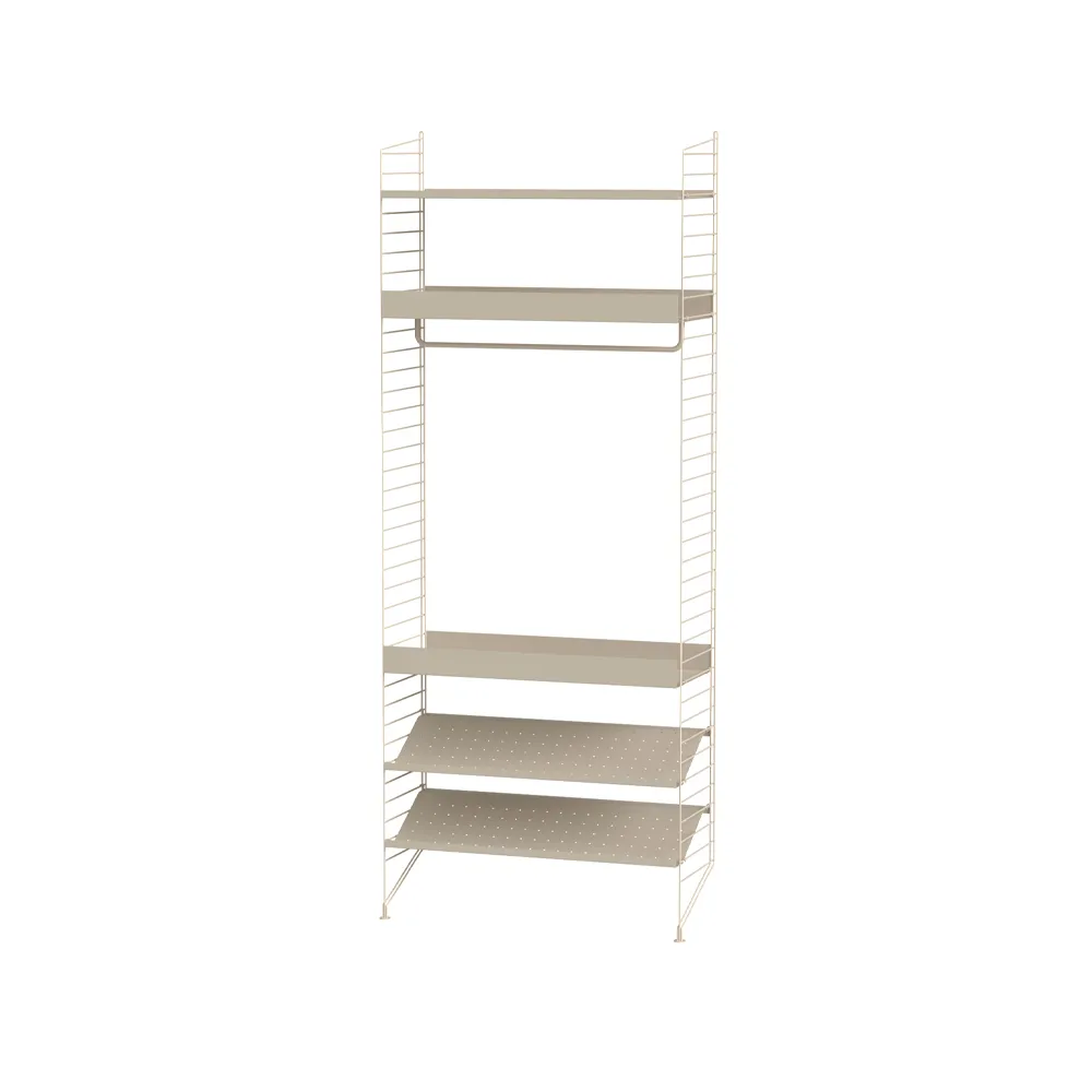 Dormitorio String beige - Combinación D,  String