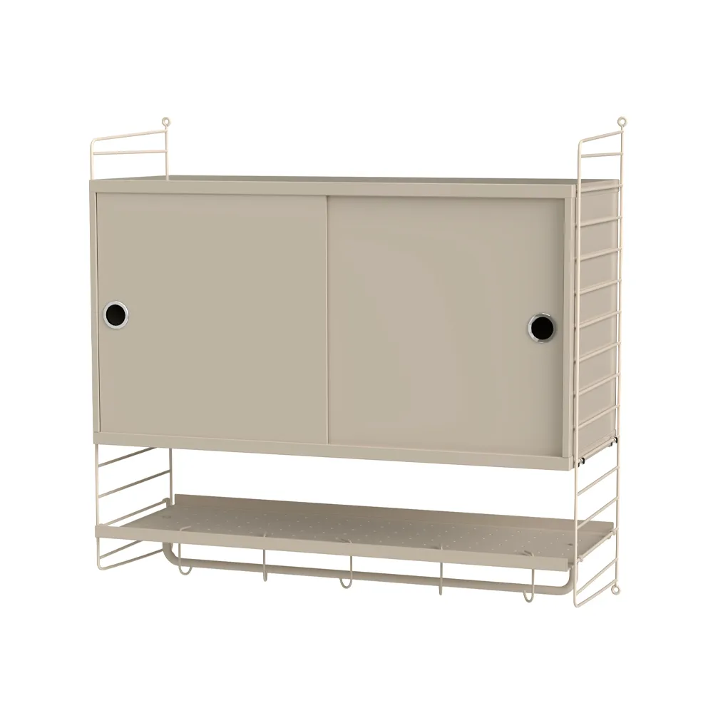 Dormitorio String beige - Combinación F,  String