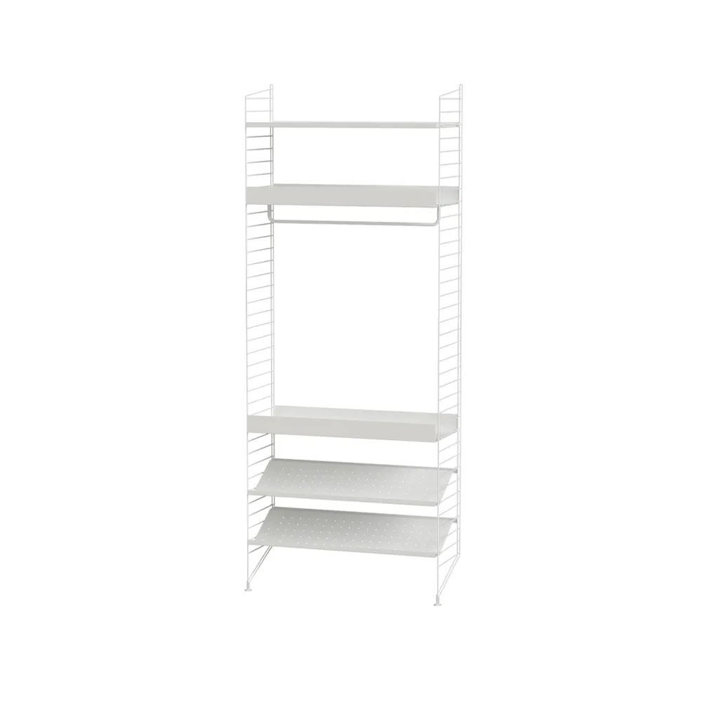 Dormitorio String blanco - Combinación D,  String