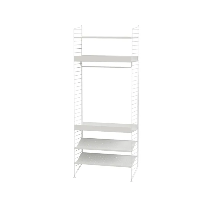 Dormitorio String blanco - Combinación D - String