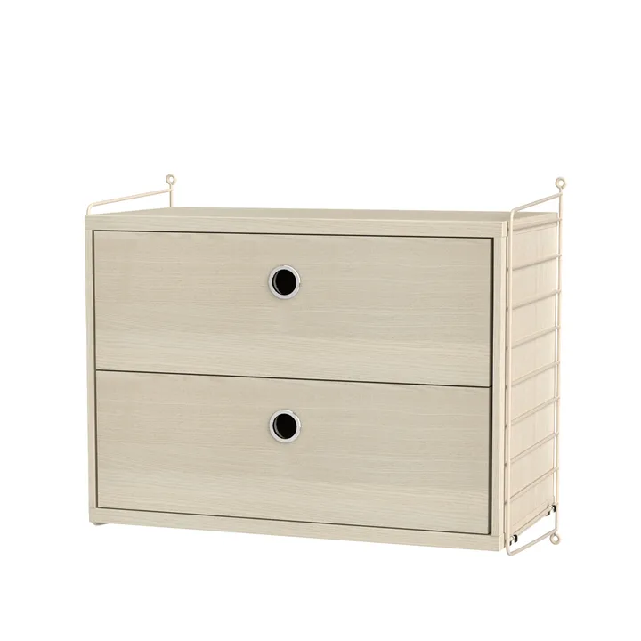 Dormitorio String fresno y beige - Combinación A - String
