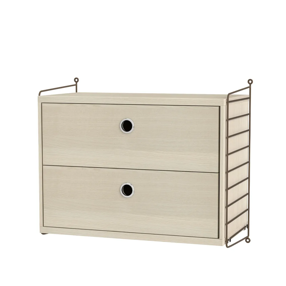 Dormitorio String fresno y marrón - Combinación A String