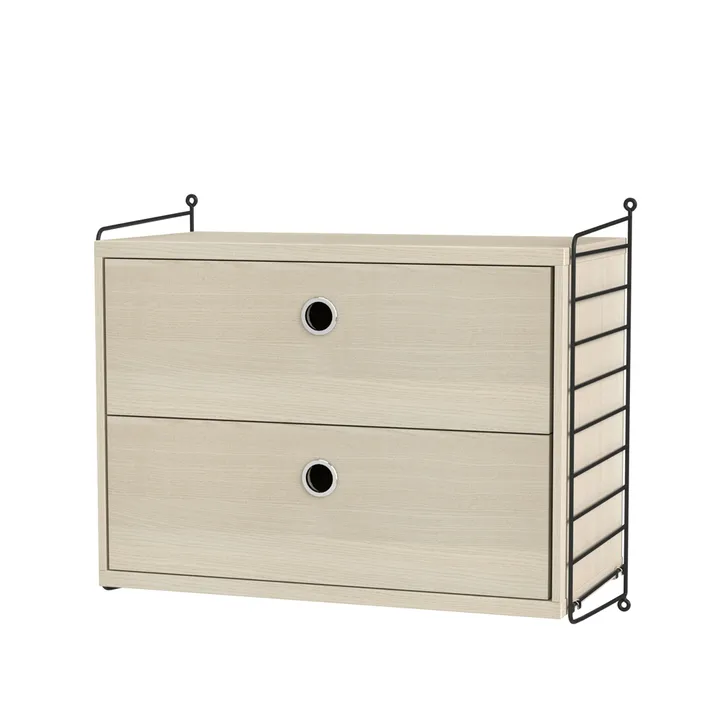 Dormitorio String fresno y negro - Combinación A - String