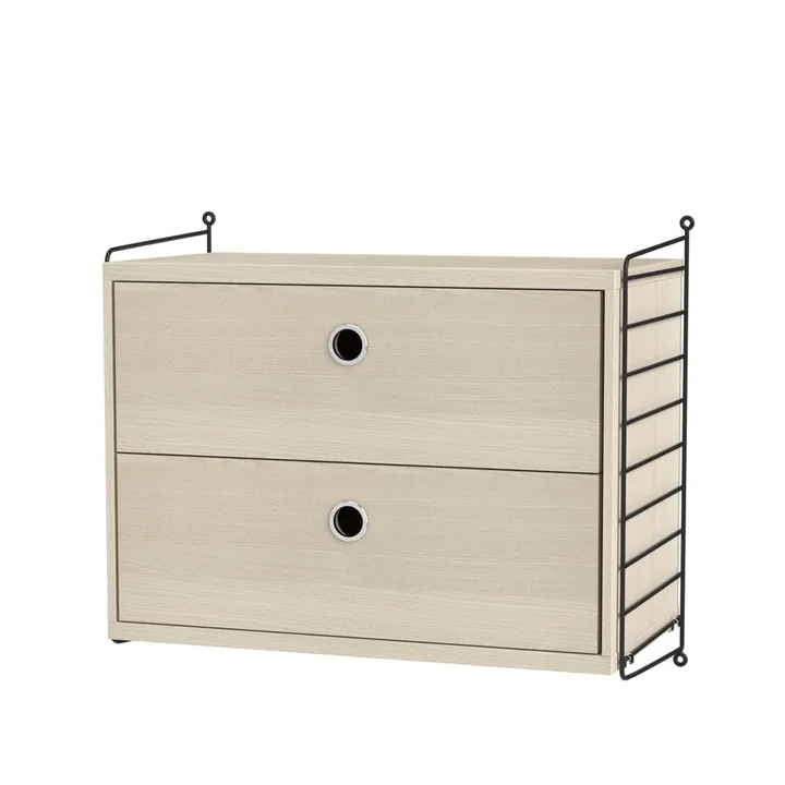 Dormitorio String fresno y negro - Combinación A - String