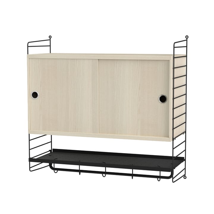 Dormitorio String fresno y negro - Combinación F - undefined - String