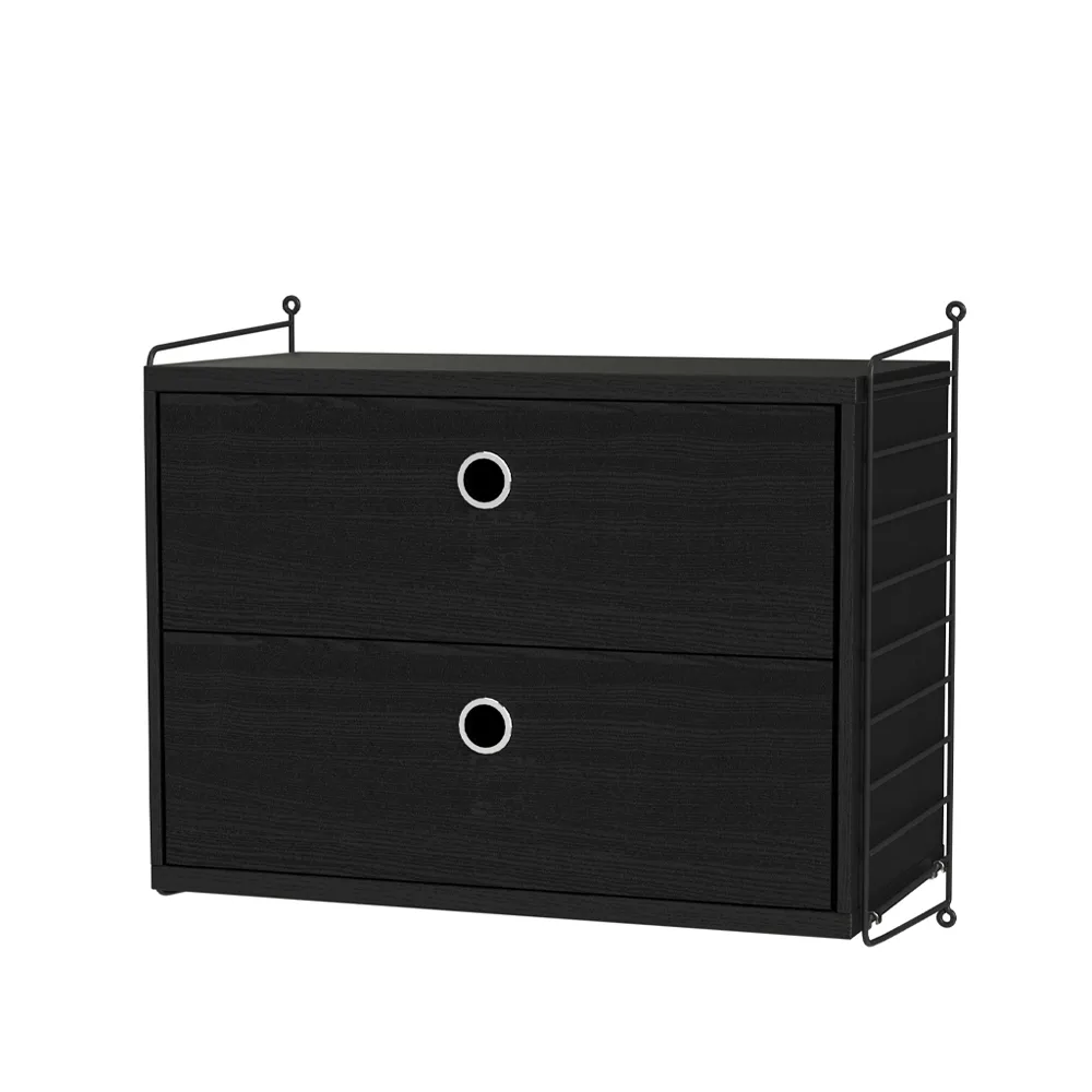 Dormitorio String negro - Combinación A String