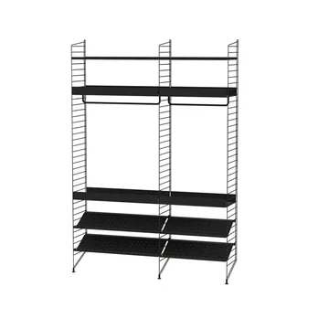 Dormitorio String negro - Combinación C - String
