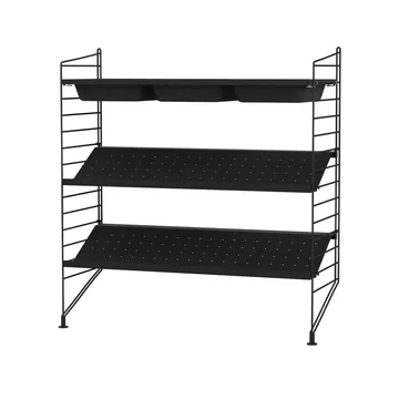 Dormitorio String negro - Combinación C - String