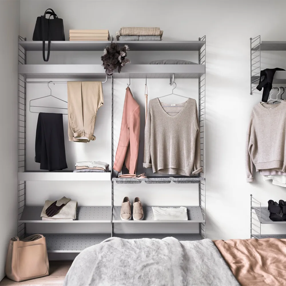 Dormitorio String negro - Combinación C,  String