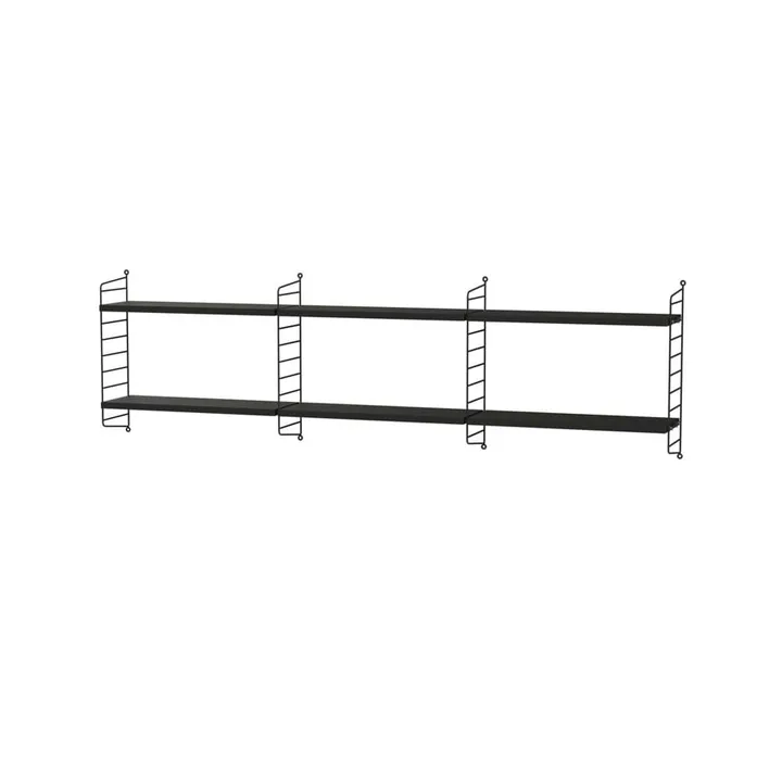 Dormitorio String negro - Combinación E - String