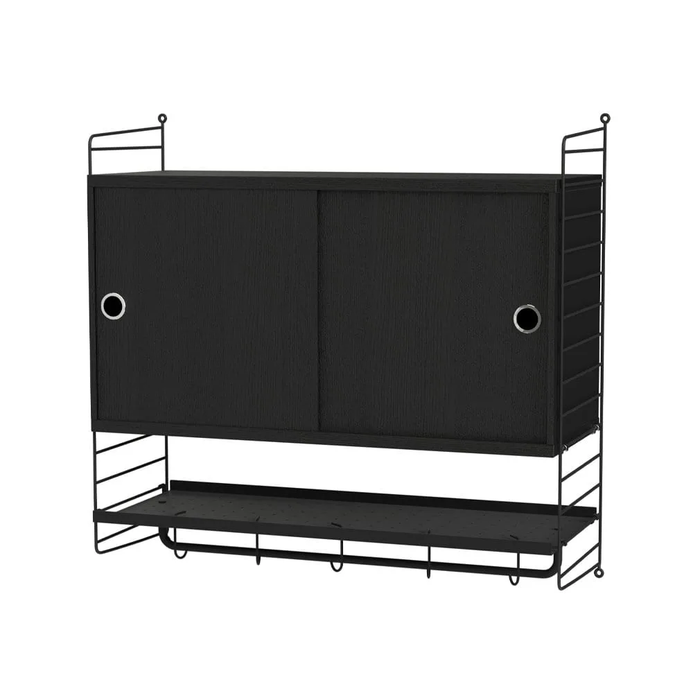 Dormitorio String negro - Combinación F String