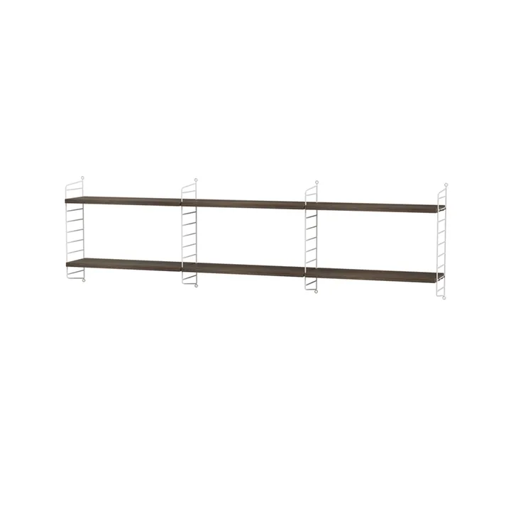 Dormitorio String nogal y blanco - Combinación E - String