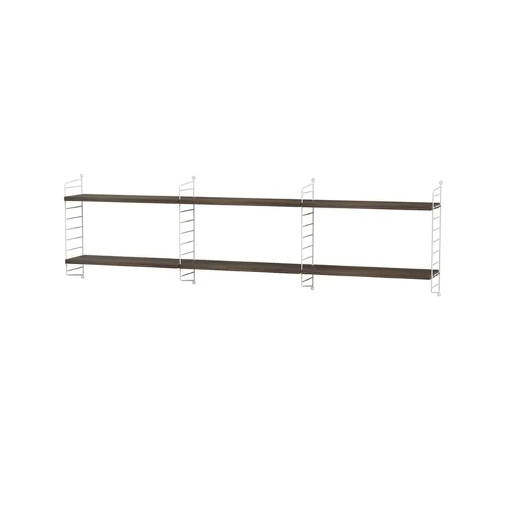 Dormitorio String nogal y blanco - Combinación E - String