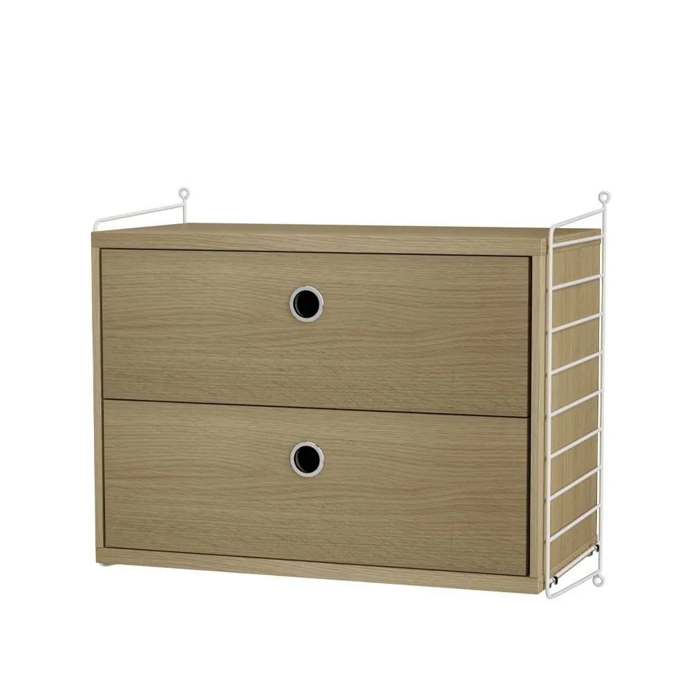 Dormitorio String roble y blanco - Combinación A String