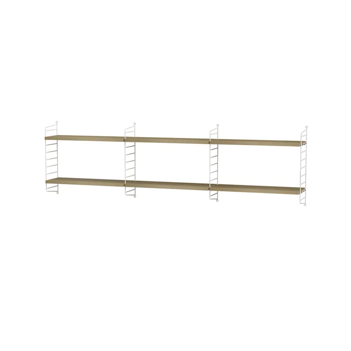 Dormitorio String roble y blanco - Combinación E - String