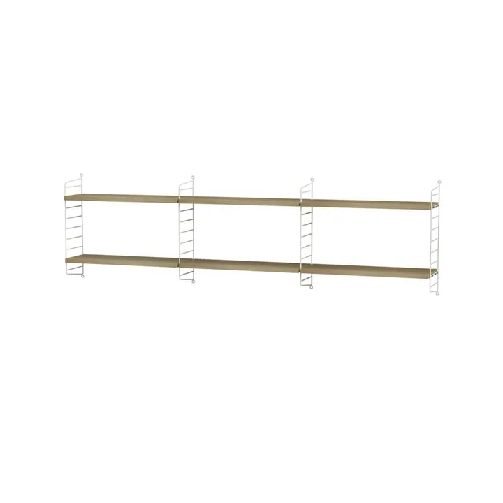 Dormitorio String roble y blanco - Combinación E - String