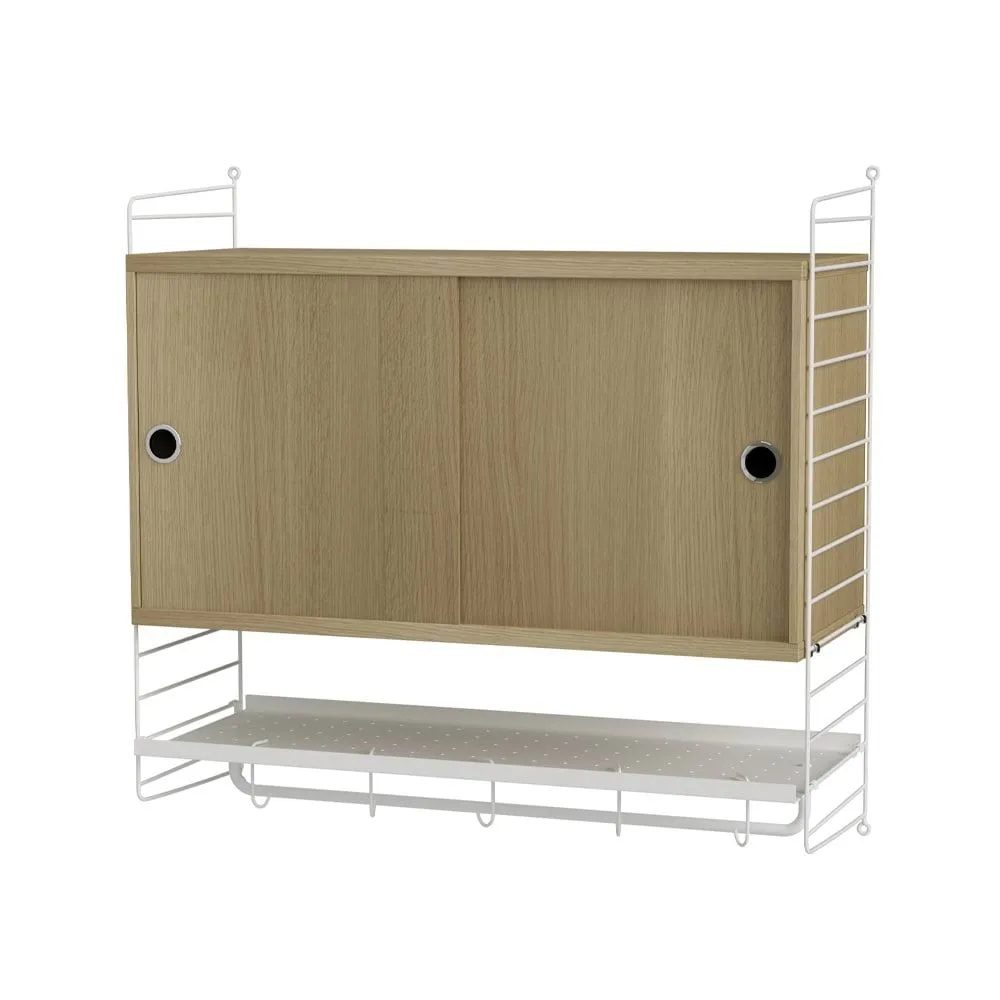 Dormitorio String roble y blanco - Combinación F String