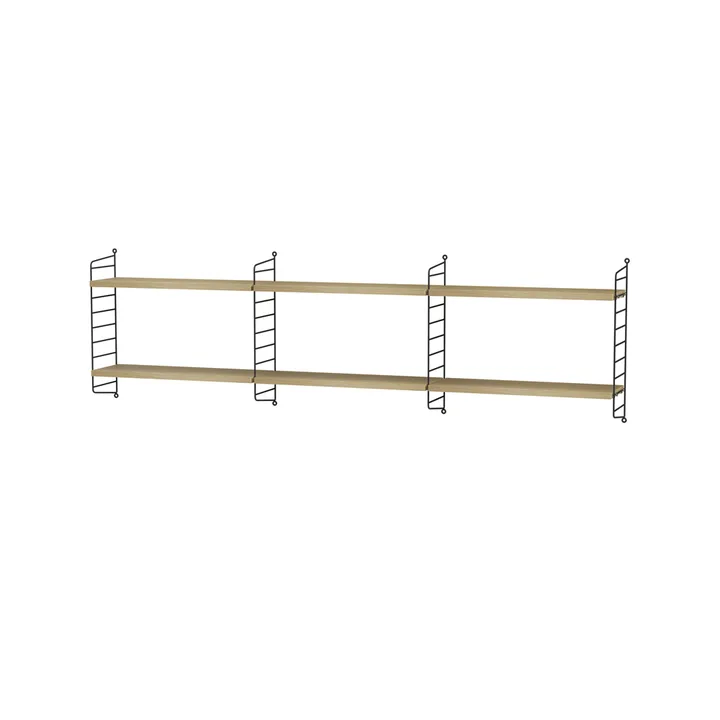 Dormitorio String roble y negro - Combinación E - String