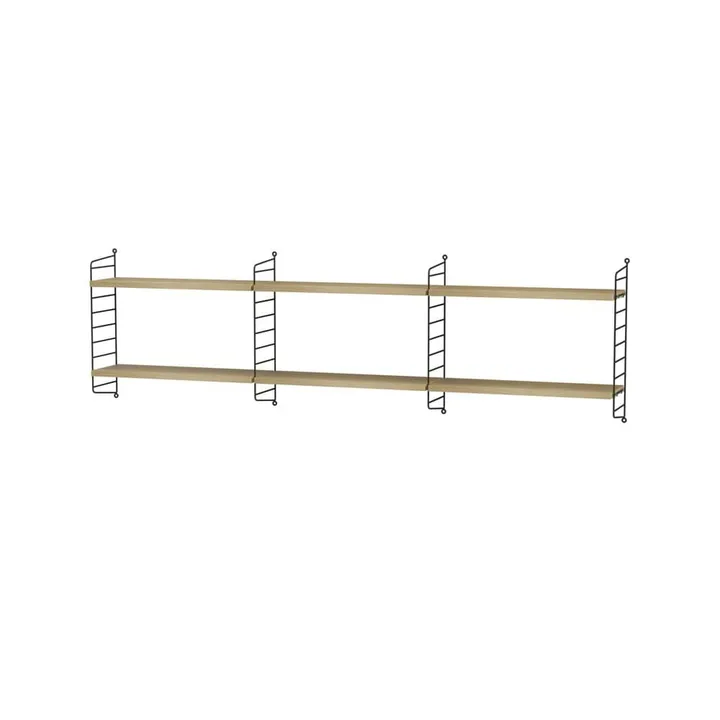 Dormitorio String roble y negro - Combinación E - String