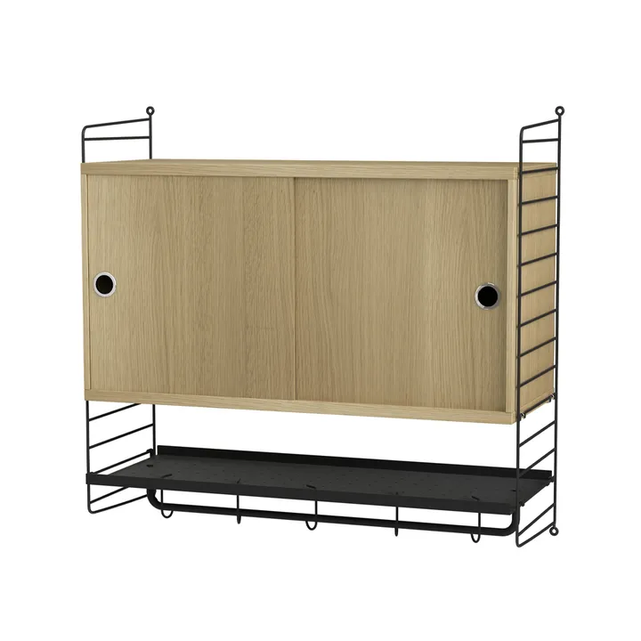 Dormitorio String roble y negro - Combinación F - String