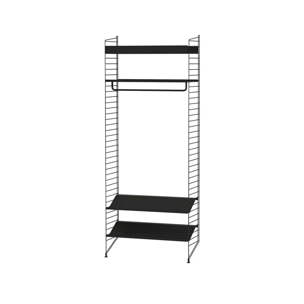 Entrada String negro - Combinación L String