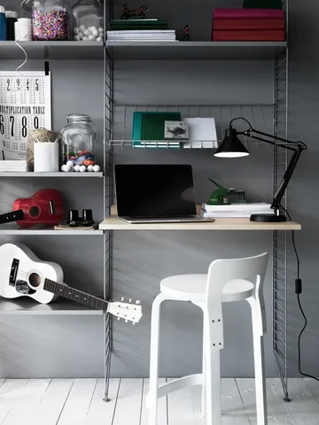 Escritorio String 78x58 cm - Chapa de fresno - String