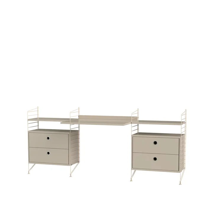 Espacio de trabajo String beige - Combinación C - String
