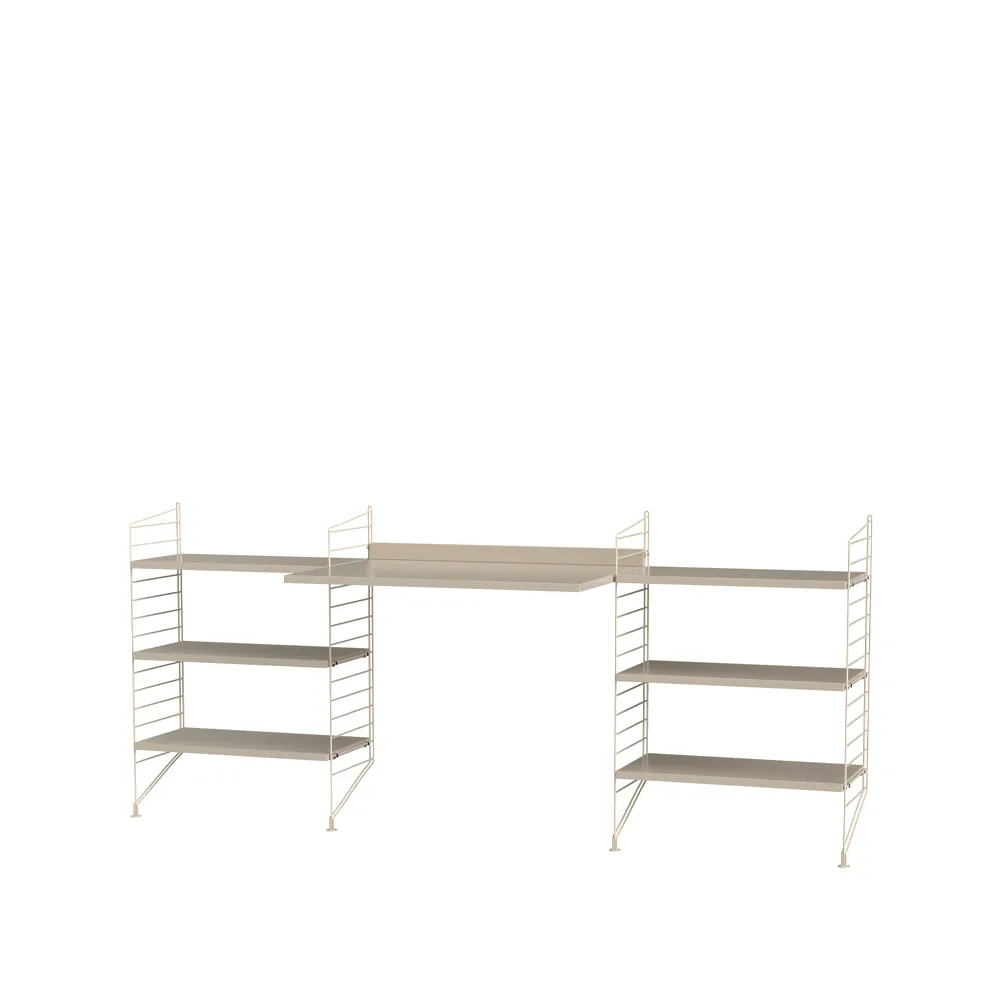 Espacio de trabajo String beige - Combinación D,  String