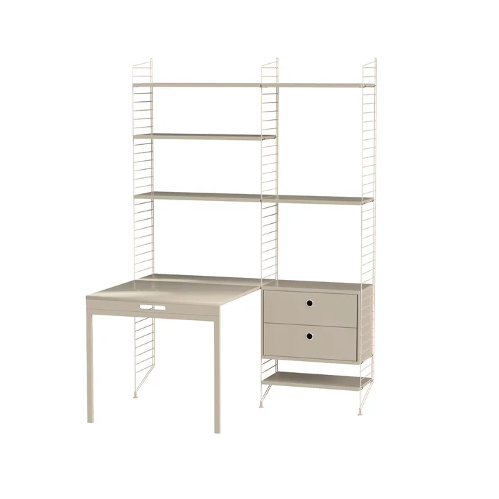 Espacio de trabajo String beige - Combinación E - String