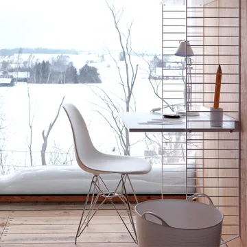 Espacio de trabajo String beige y blanco - Combinación A - String