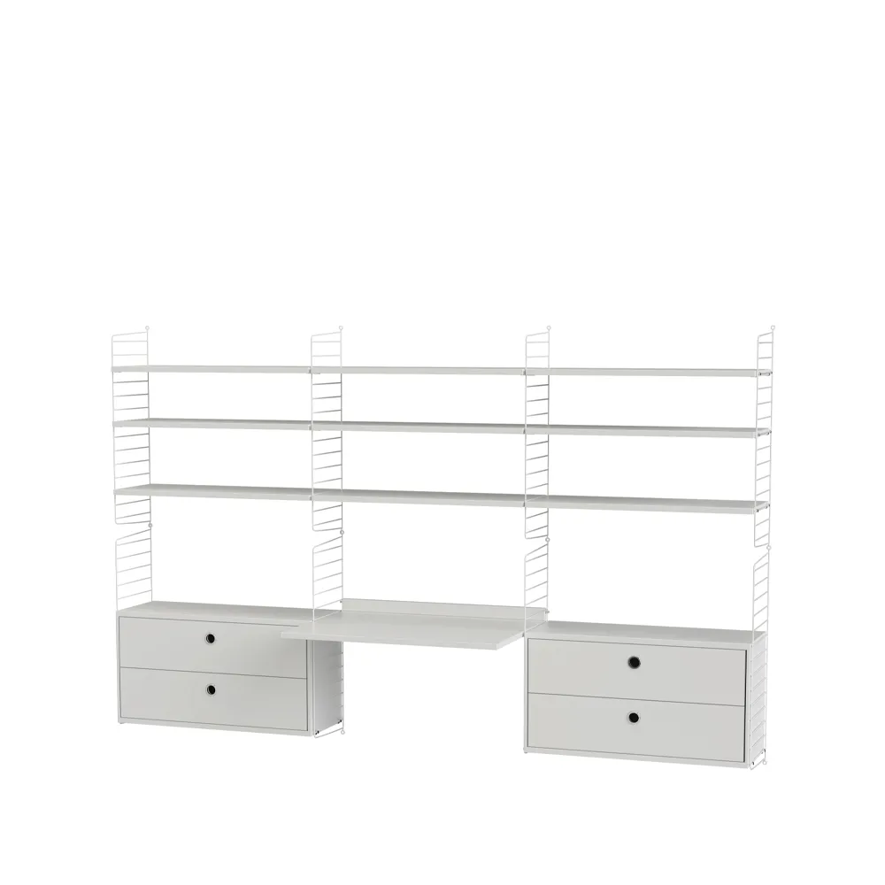 Espacio de trabajo String blanco - Combinación F,  String