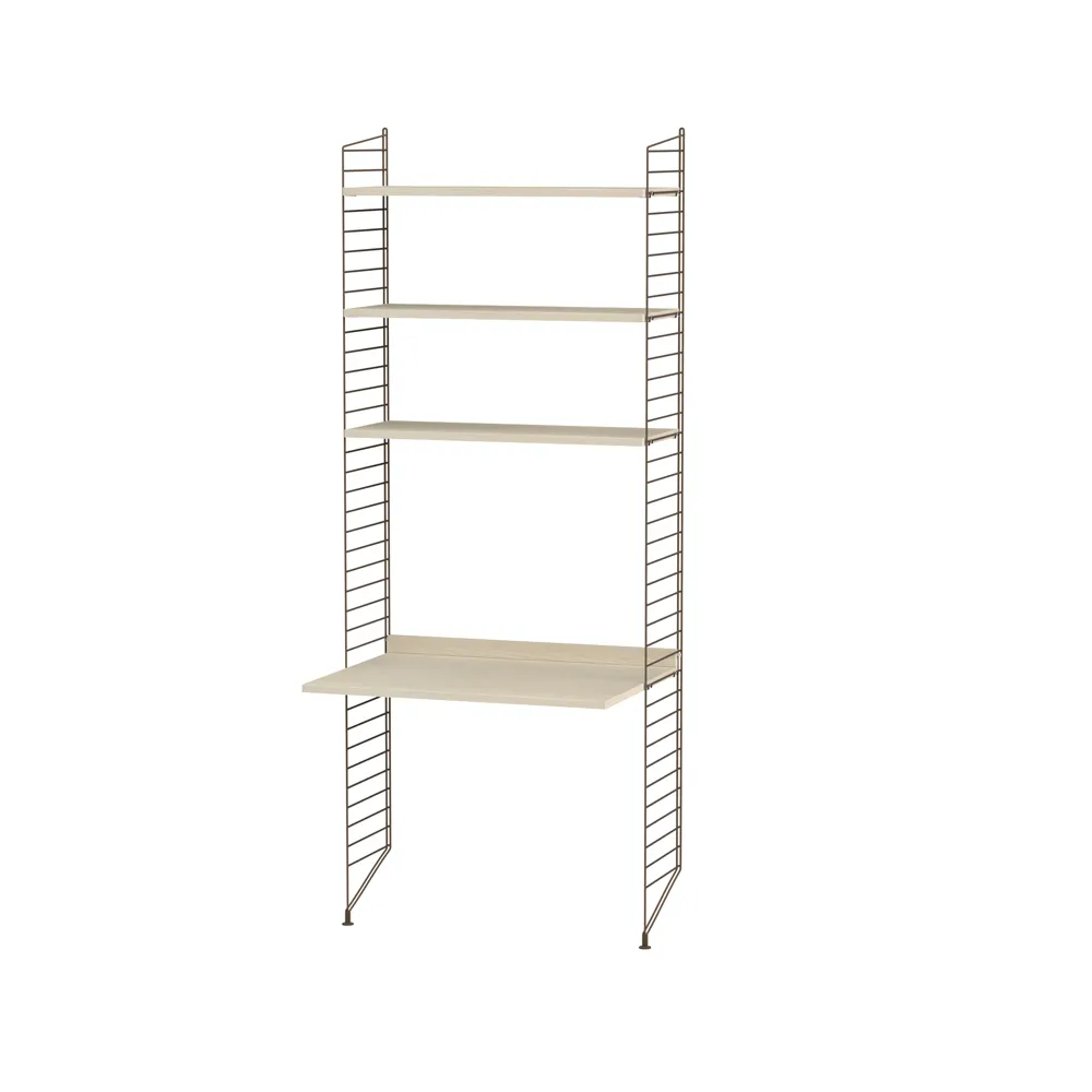 Espacio de trabajo String ceniza y marrón - Combinación A String