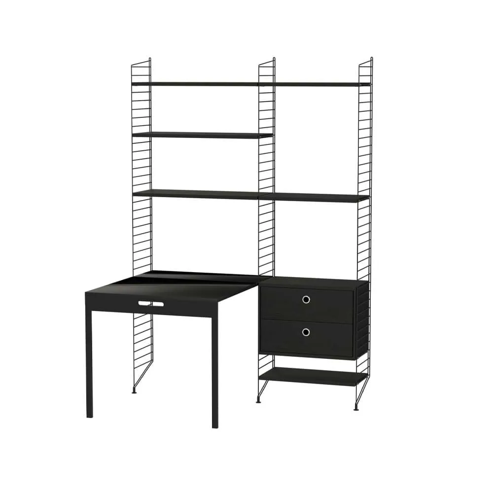 Espacio de trabajo String negro - Combinación E String