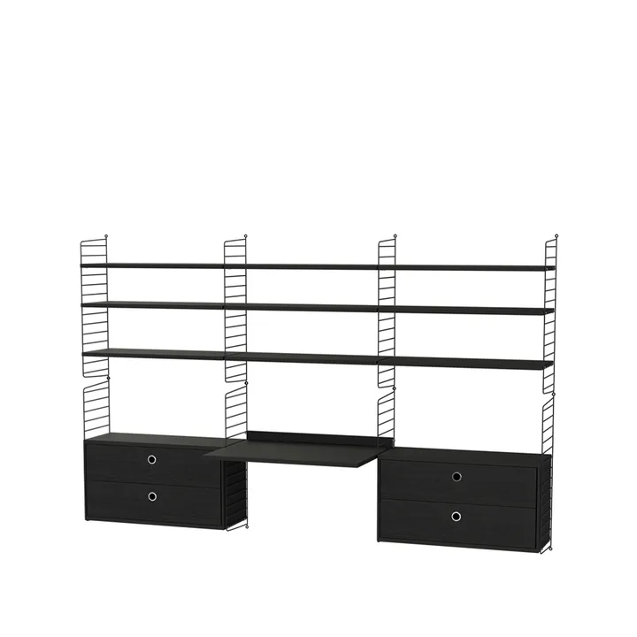 Espacio de trabajo String negro - Combinación F - String