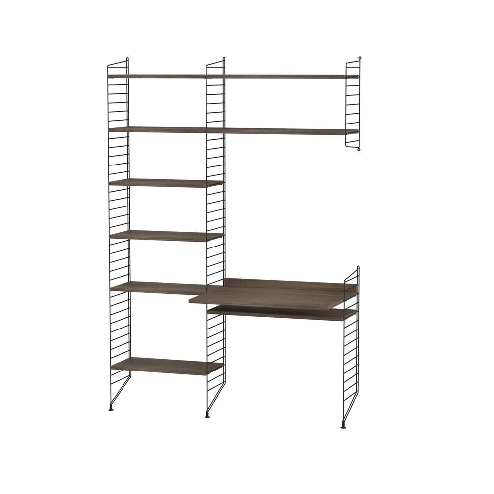 Espacio de trabajo String nogal y negro - Combinación G String