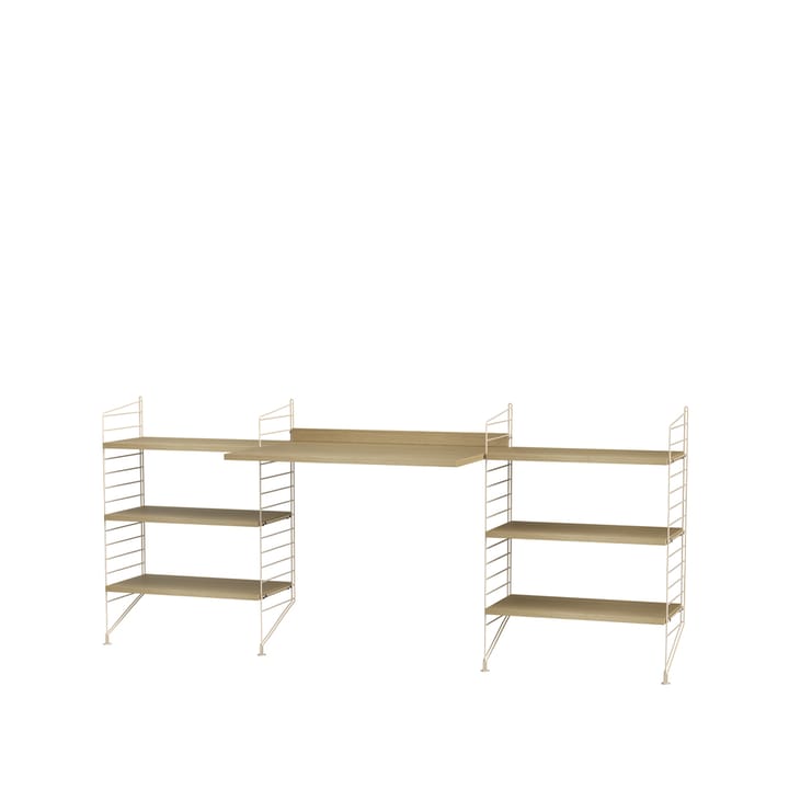 Espacio de trabajo String roble y beige - Combinación D - undefined - String