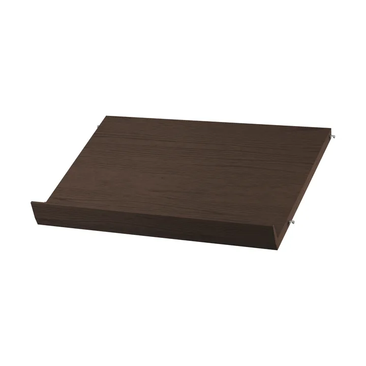 Estante para revistero String madera - Roble oscuro, 58x30 cm - String