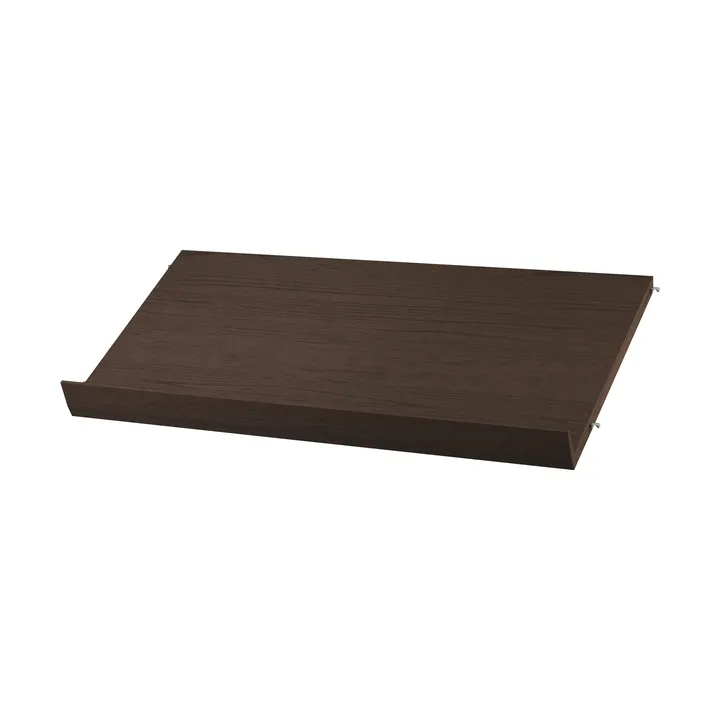 Estante para revistero String madera - Roble oscuro, 78×30 cm - String