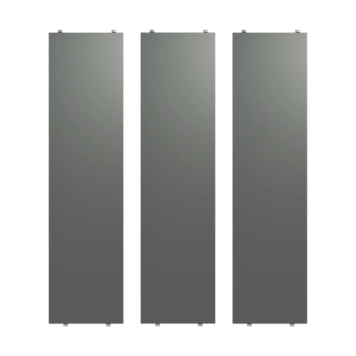 Estante String - Gris oscuro, 78x20 cm, set de 3 - String