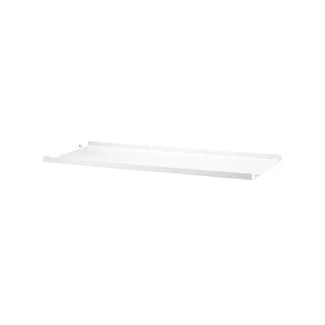 Estante String metal - Blanco, 78x20 cm, borde bajo - String
