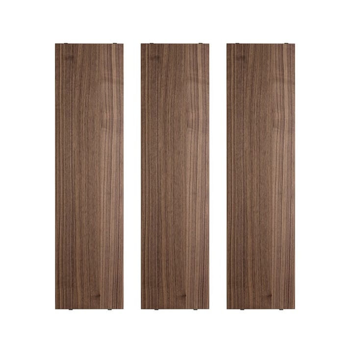 Estante String - Nogal, 78x20 cm, paquete de 3 - String