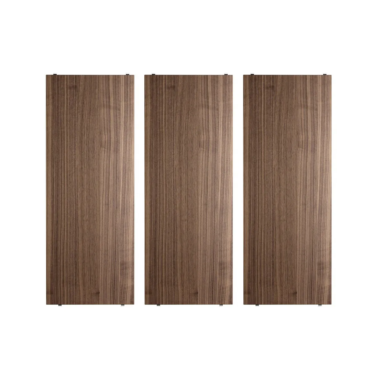 Estante String, Nogal, 78x30 cm, paquete de 3 String