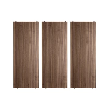Estante String - Nogal, 78x30 cm, paquete de 3 - String