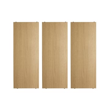 Estante String - Roble, 78x30 cm, paquete de 3 - String
