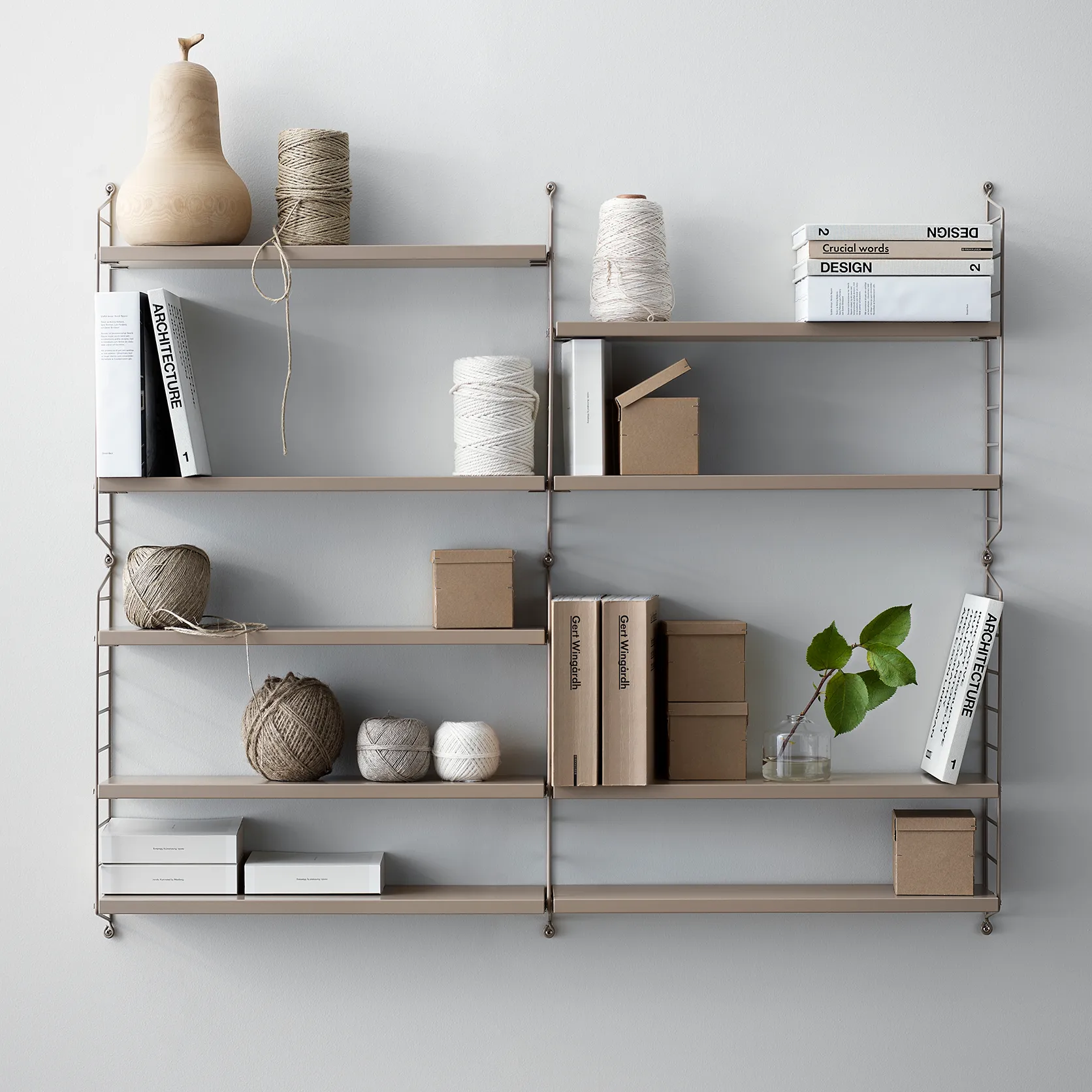 Estantería String Pocket beige, Beige String