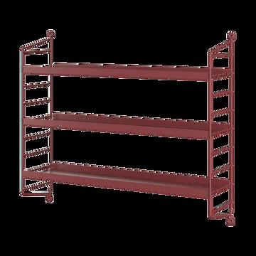 Estantería String Pocket metal - Oxtorg rojo - String