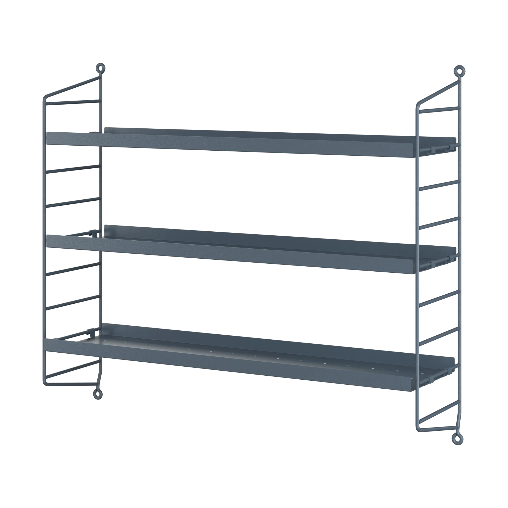 Estantería String Pocket metal, Sergel gris String