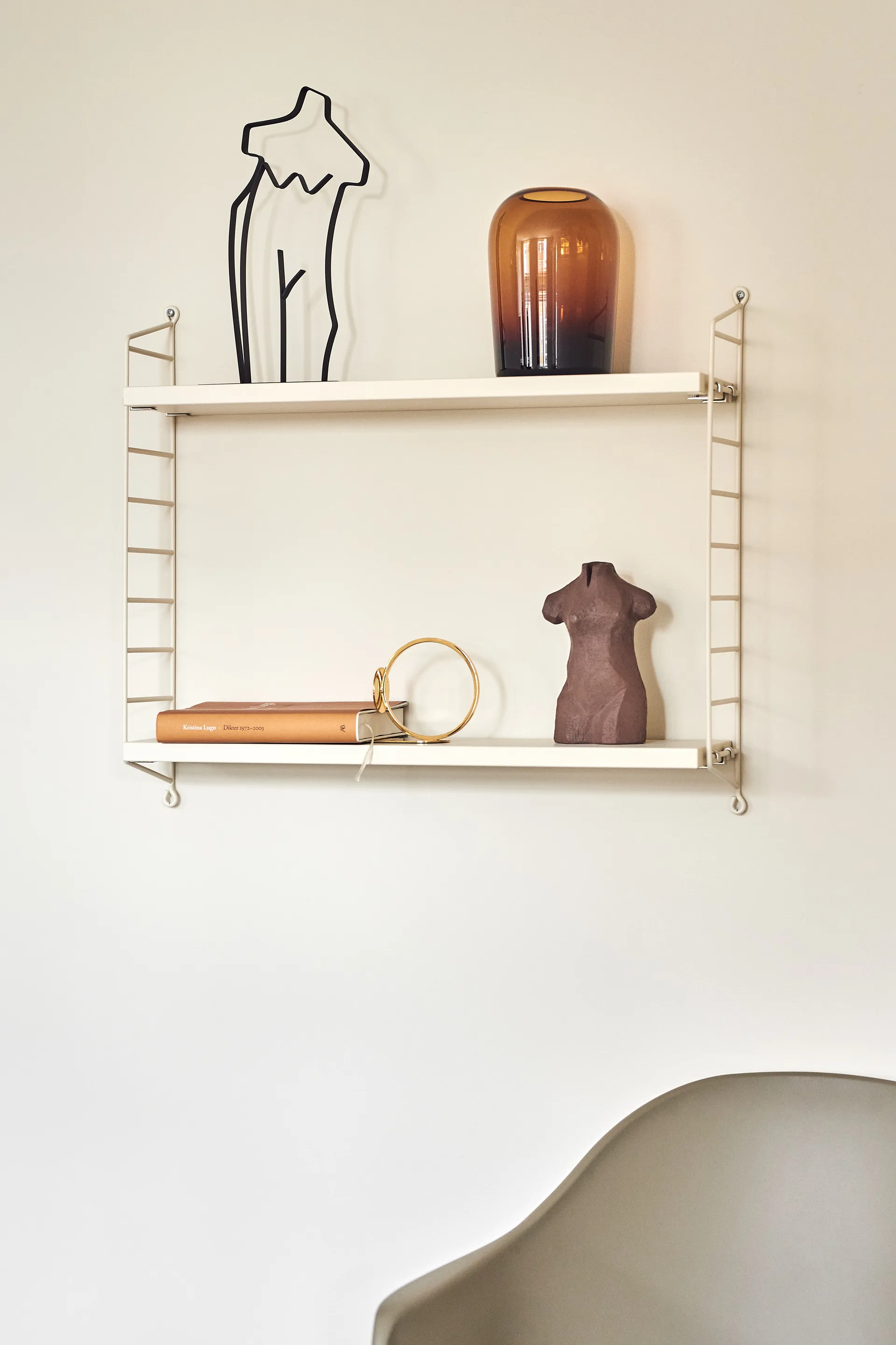 Estantería String Pocket - Special Edition, Satin Beige String