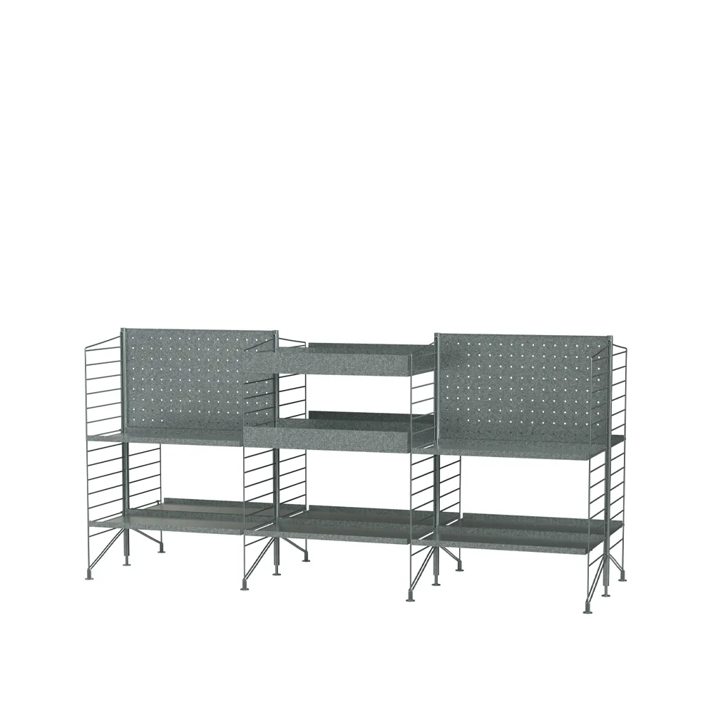 Exterior String Galvanizado - Combinación N,  String