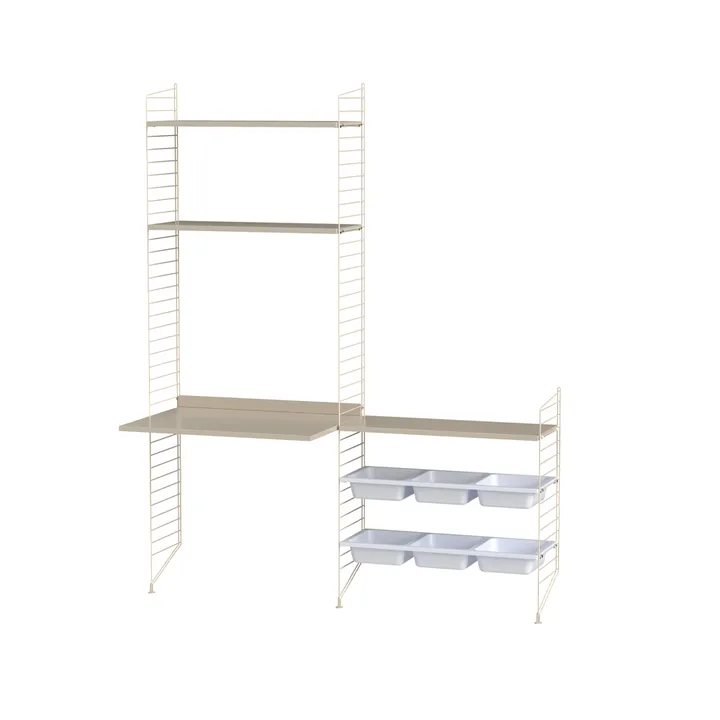 Habitación de niños String beige - Combinación E - String